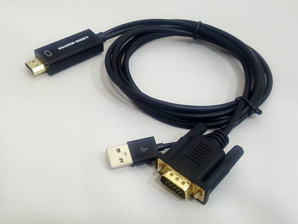 CÁP HDMI -> VGA + USB KINGMASTER (KY-H129B)